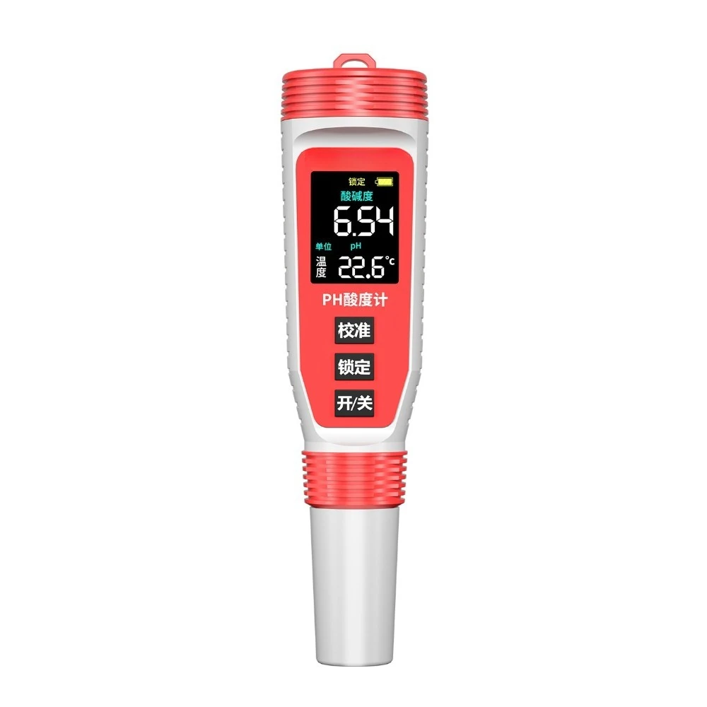 

PH Meter Portable Water Quality Testing Pen Water Meter Value High Precision Rechargeable Acidity Meter