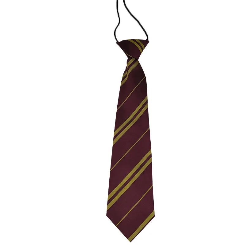 เด็ก Tie Wizarding Academy Harris คอสเพลย์ Stripe เนคไทปาร์ตี้คอสเพลย์ Magic School เครื่องแต่งกายฮาโลวีน