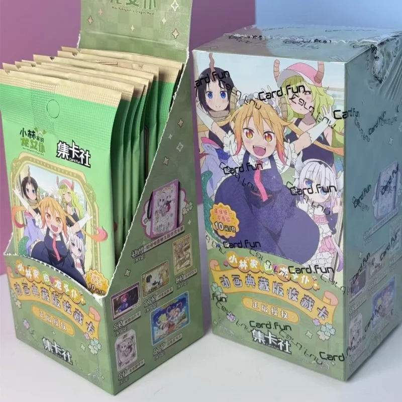 Tarjetas Coleccionables de Anime, Miss Kobayashi's Dragon Maid, Tohru Kanna, Edición Oficial para Coleccionistas, Mercancía de Anime