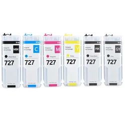 300ML Refillable Ink Cartridge with Permanent Chip for HP 727 727XL For HP DesignJet T920 T930 T1530 T2500 T2530 T1500 Printer