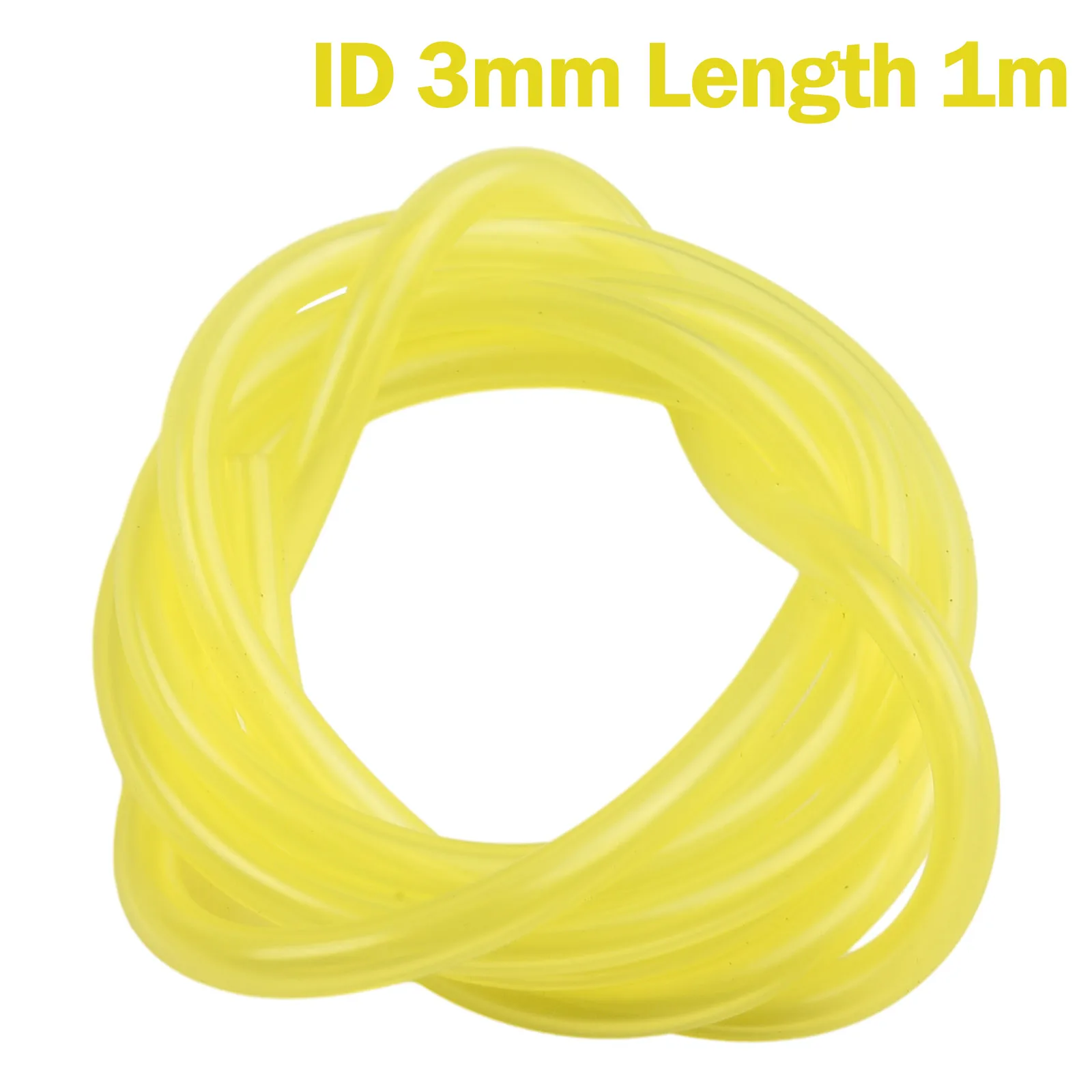 Hose Designed Specifically for Fuel Use in Small Engines Flexible at a Length of One Meter with Sizes ID/OD as (3mm/5mm)