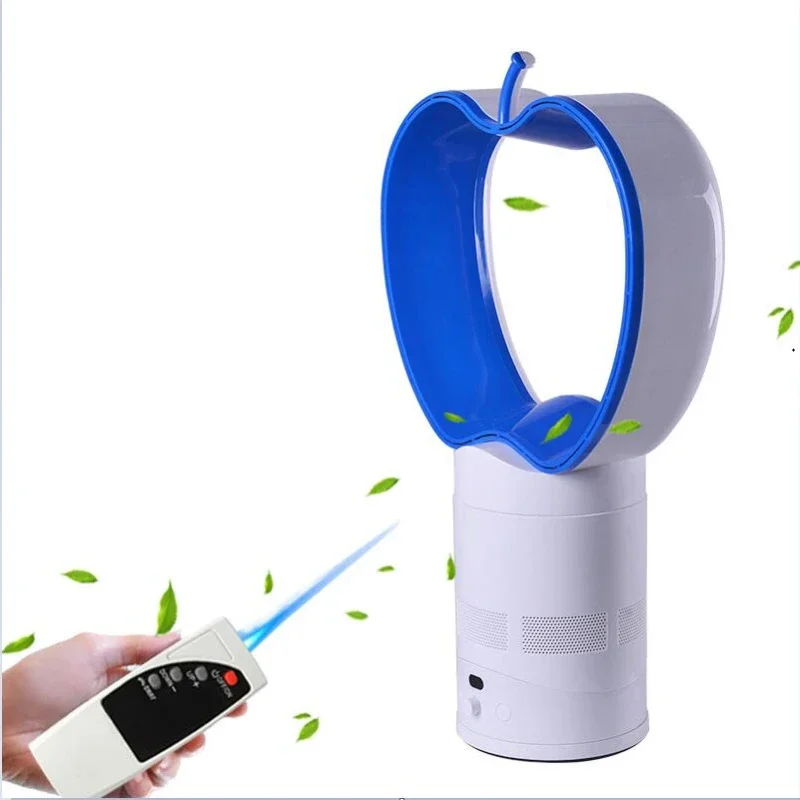 New Cartoon Shape Bladeless Fan Household Silent Air Purification Vertical Electric Fan with Remote Control Desktop Fans