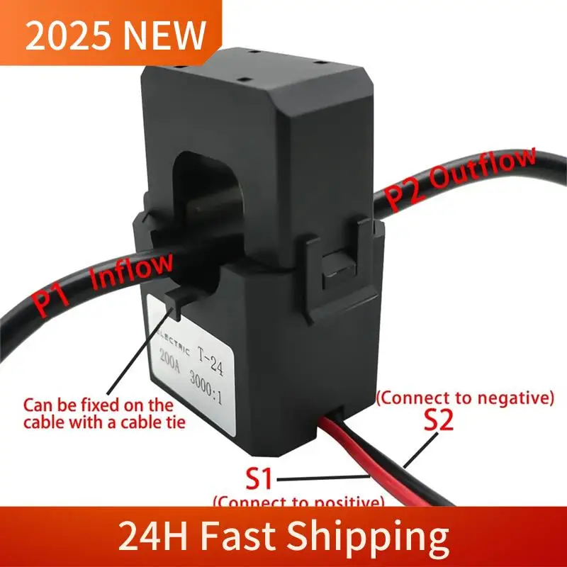 2025 Trend 3000/1 Mini Split Core Stromwandler Sensor AC Offener Typ CT 80A Klemme Hochfrequenztransformator