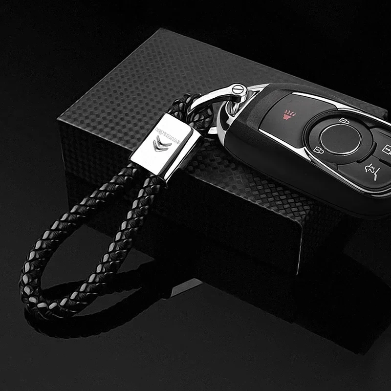 سيارة معدنية مفتاح سلسلة مفتاح حلقة رئيسية الحبل شعار السيارة التصميم لسيتروين C4 C3 C5 C1 ثاب ساكسو بيرلينجو جراند بيكاسو الصبار C2