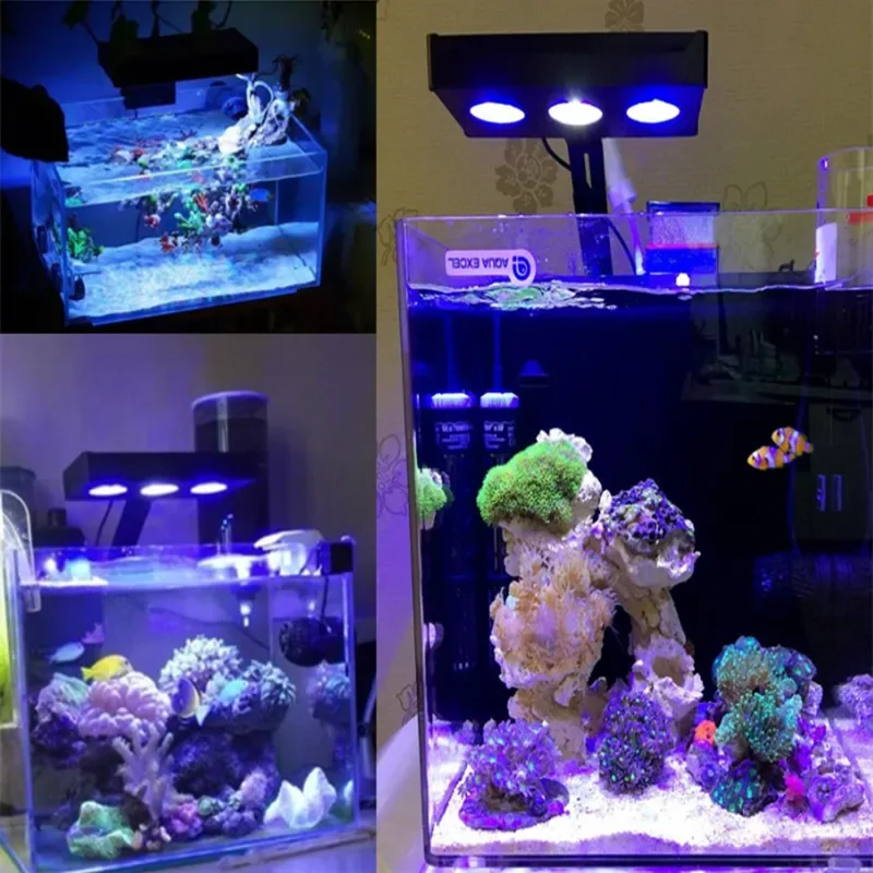 Aquarium Light Spectra Nano M029 30W Saltwater Lighting with Touch Control for Coral Reef Fish Tank