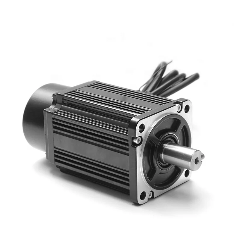 Venta directa de fábrica 1kw 220V 4nm calidad CE 80mm 2500rpm servomotor de CA servomotor CNC y controlador para máquina de grabado