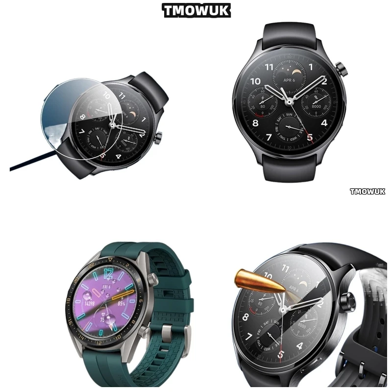 

For Xiaomi Watch S1 S3 Pro S4 Sport Anti - Scratch Screen Tempered Glass Protector: HD 9H Hardness Ultra - Thin Film