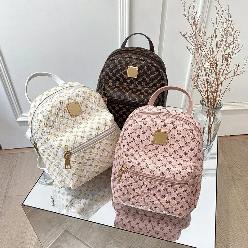 Classic Casual Fashion Women's Backpack Daily Commuting Backpack Female Niche Design Shopping Versatile Girl Crossbody Bags