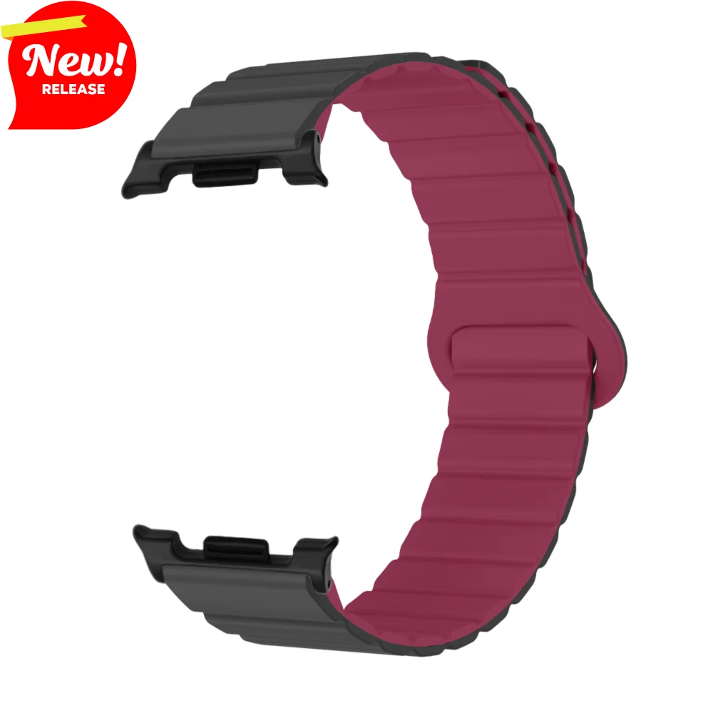 

Upgraded Magnetic Silicone Strap For Samsung Galaxy Watch 8 44mm/40mm Bracelet Strap Quick Release Sport Loop Smart Watch Band