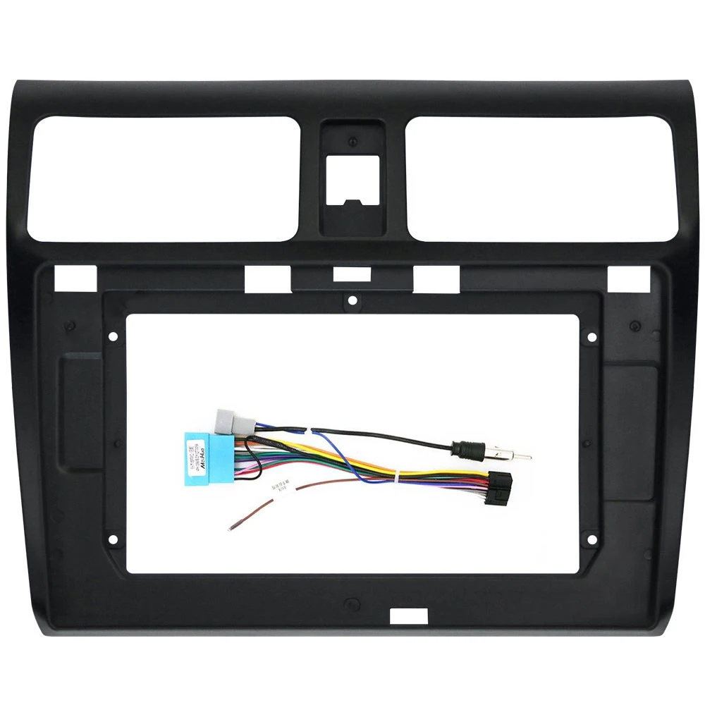 2 Din 10.1 Inch Car Radio Installation DVD GPS Mp5 Plastic Fascia Panel Frame For 2003-2010 SUZUKI SWIFT