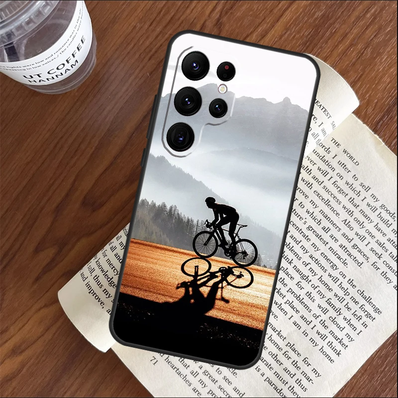 Cycling Bike Case For Samsung Galaxy S23 Ultra S20 FE S21 FE S22 Plus S8 S9 S10 Note 10 20 Ultra Cover