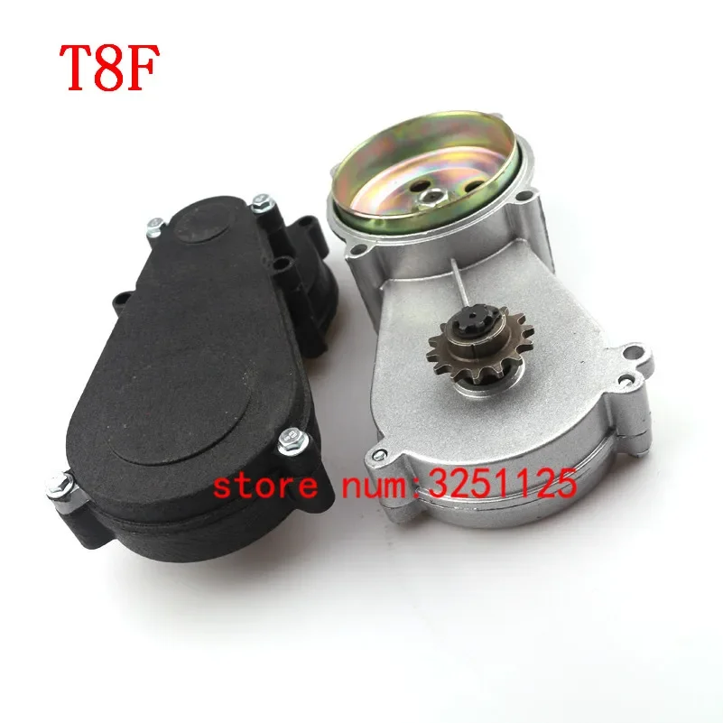 T8F 11 14 17 20 Tooth 47cc 49cc Pocket Bike Front Gearbox Transmission Gear box moto atv quad 2 stroke engine parts