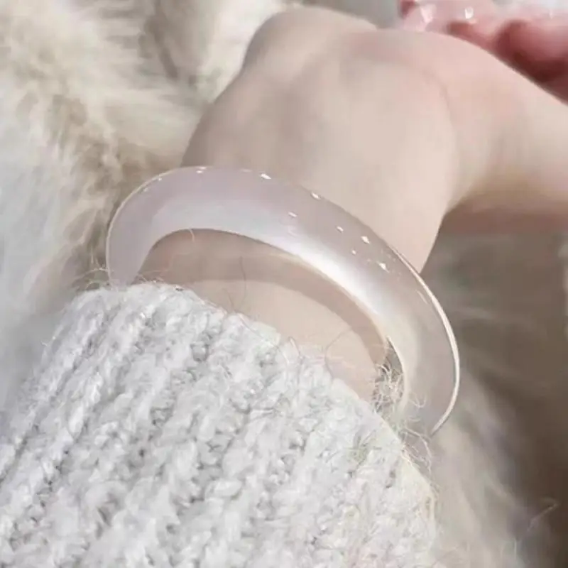 Grade A Certified Natural Jade Bangle Women Healing Gemstone Fine Jewelry Genuine Myanmar Jadeite White Burmese Jade Bangles