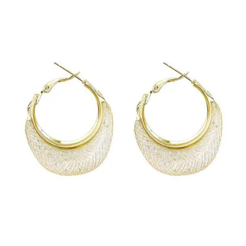 652F Modern Openwork Earrings Suitable for Casual and Formal Occasions Outfits