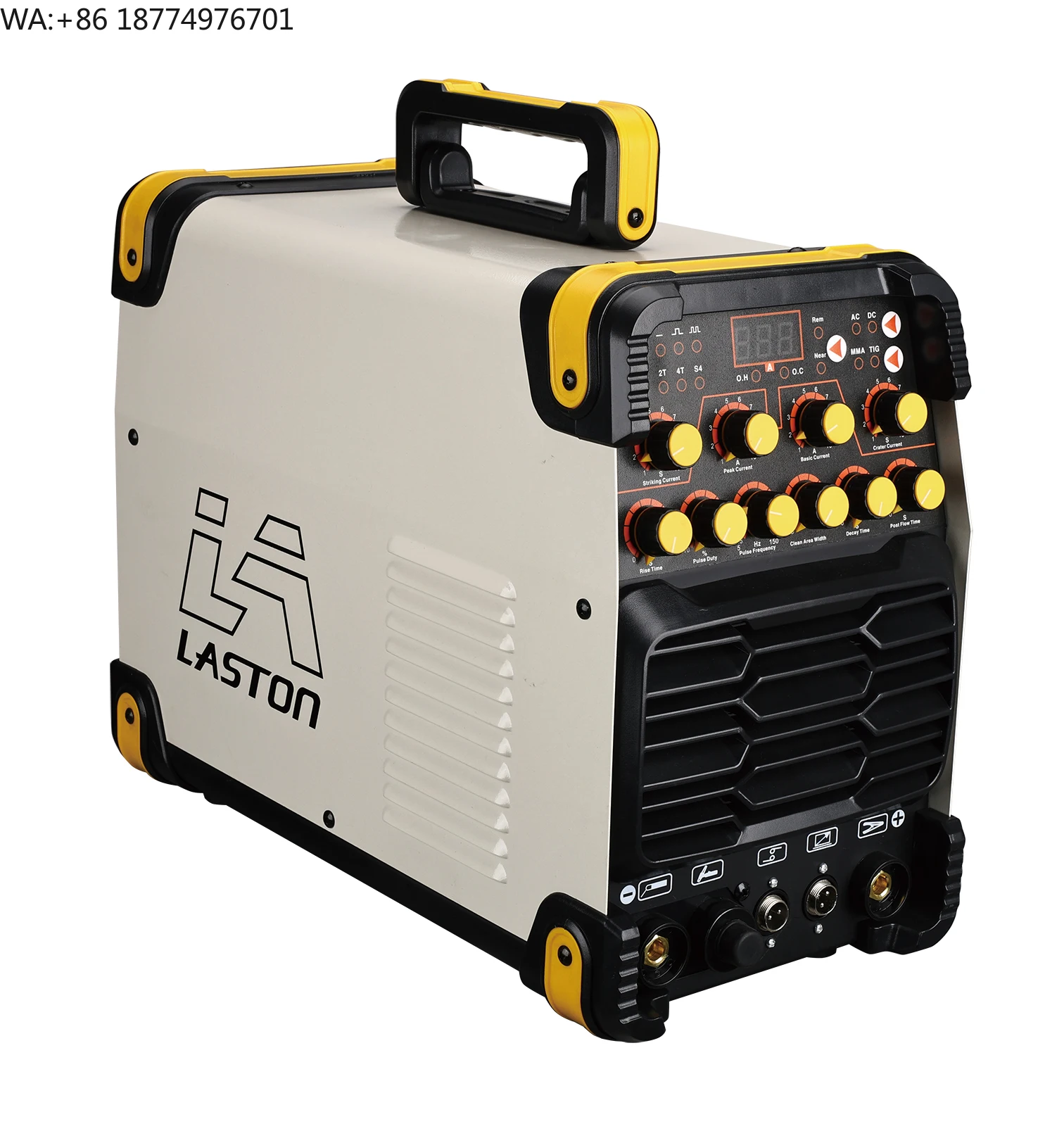 Soldadora LASTON WSME-200 10-200A de Arco de Argón Pulsado AC/DC, Inversor Portátil 4 en 1 Multifunción, Máquina de Soldadura TIG Manual