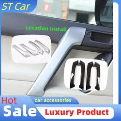 Car Interior Door Handle Decoration Cover Trim ABS Chrome For Toyota Land Cruiser Prado FJ150 150 2010-2018 Year Car Accessories