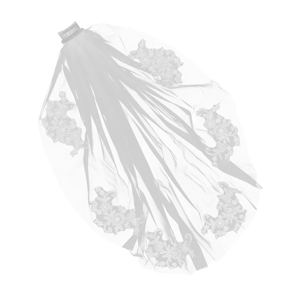 كريستال مطرز قصير الزفاف مع الدانتيل تقليم خوذة الزفاف للعروس حجاب الزفاف قصيرة الحجاب الزفاف للعروس