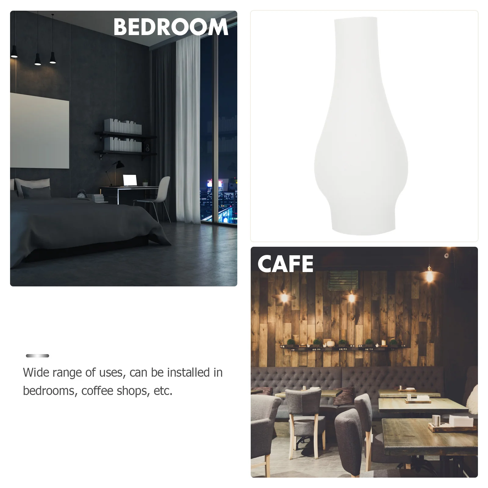 

1Pcs Safe and Long Lasting Glass Lampshade Stylish Wall Light Cover Accessory for Any Room Glass Wall Lampshade