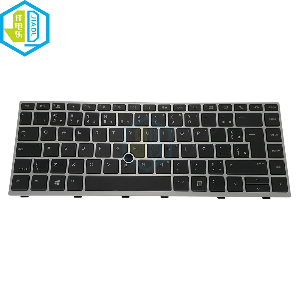 Teclado brasileño retroiluminado de EE. UU. España para HP EliteBook 745 840 G5 G6 846 G6 teclados Trackpoint L14377-DH1 L09813-B31 L09813-FL1