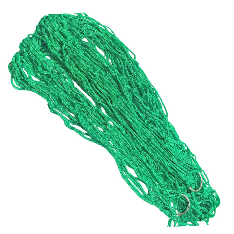 Outdoor Hammock Swing Camping Anti-rollover Nylon Rope Net Bag Tree Hanging Thickened Ultra-light Fishing Net Hammock