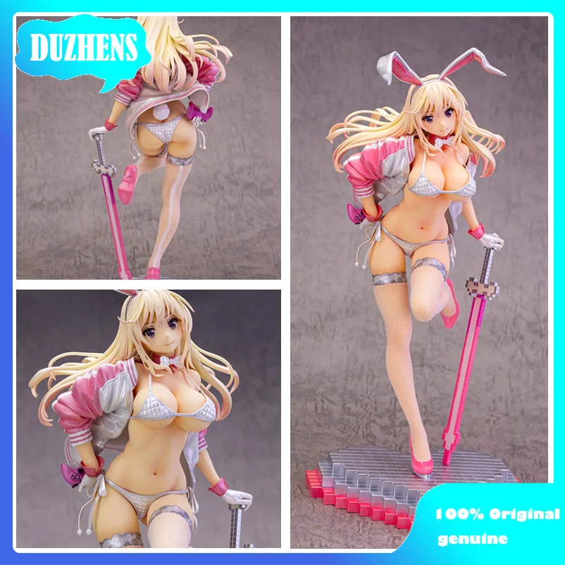 100% Original:USADA YU Pink style Bunny Girl 1/6 Sexy girls Anime PVC Action Figures toys Anime figure adult Model doll Gifts