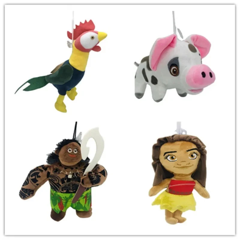 4 Styles Disney Toys Movie Moana Princess Maui Moyana Hei Pua Pig Doll Kids Collection Children Birthday Christmas Gift