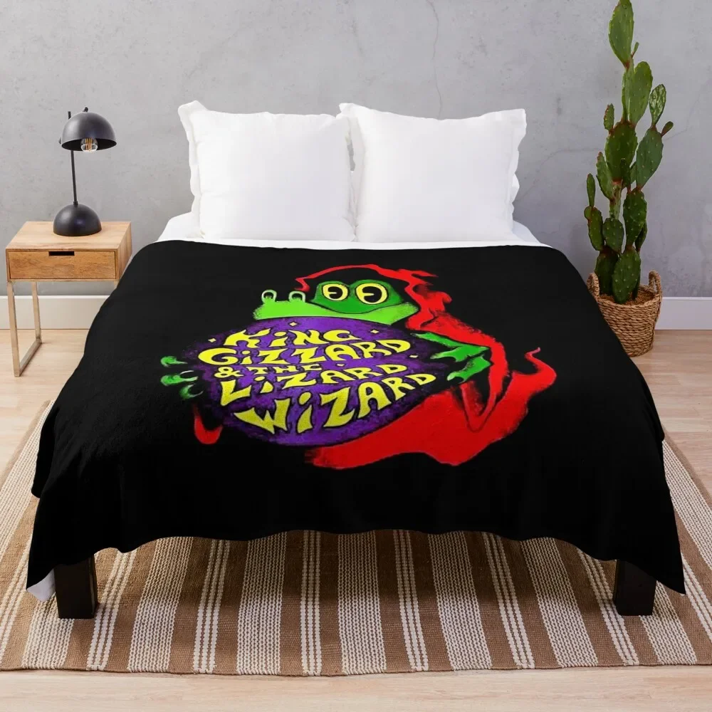 

king gizzard and the lizard wizard, king gizzard,-king gizzard and the lizard wizard Throw Blanket Sofa Shaggy Custom Blankets