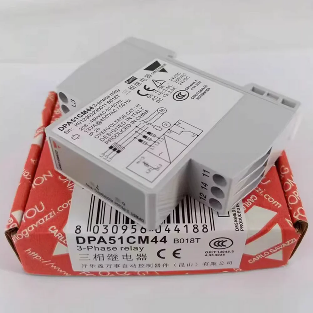 

3-Phase Sequence Relay Protector DPA51CM44-B014 DPA51CM44-B014T DPA51CM44-B018T