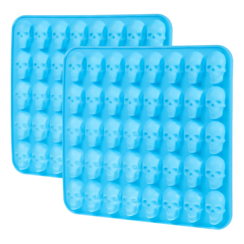 

2pcs Baking Silicone Halloween Ice Silicone Molds Cube Tray Dessert Tool Chocolate Jelly Maker