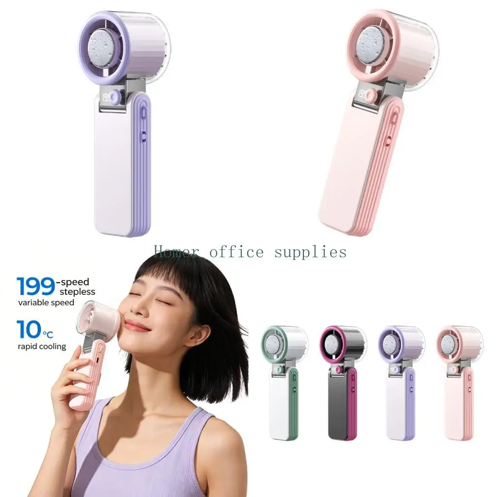 K43B Powerful Handheld Breezes Fan With Extended Battery Lifes And Multiple Color For Use