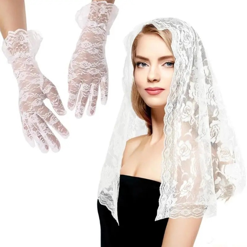 

31BF Adjustable Hijab Covering With Soft Gloves Suitable For Prolonged Use In Sacred Environment
