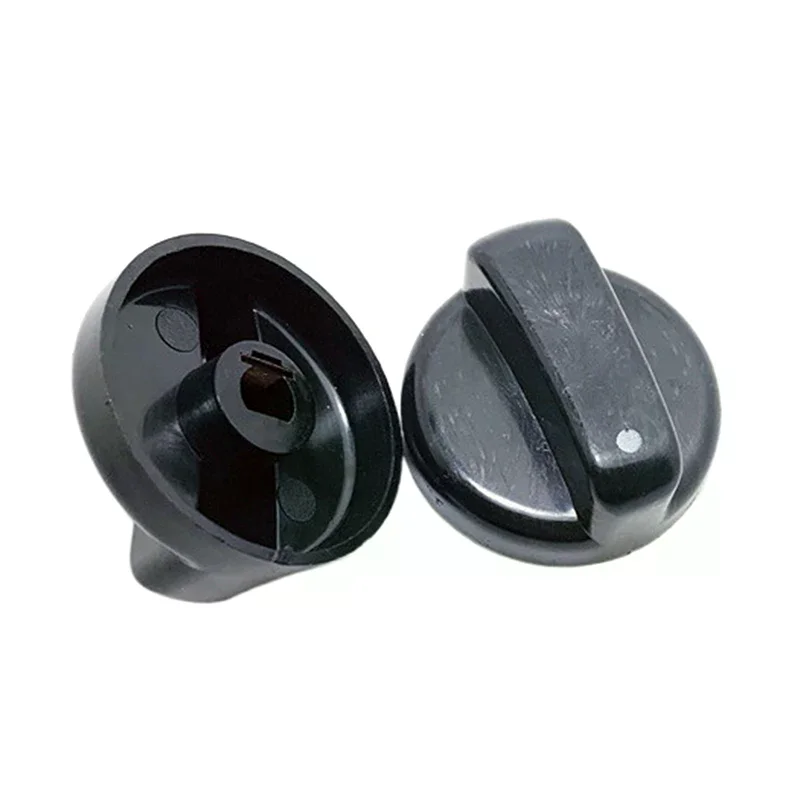 2PCS Natural Gas Stove Universal DIY Accessories Kitchen Thickened Black Plastic Gas Stove Cooker Control Knobs Turn