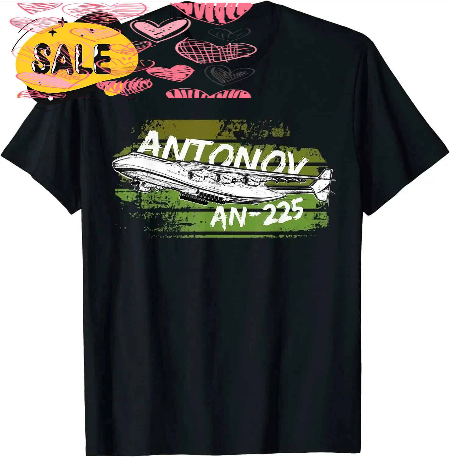 

Antonov AN-225 Aeroplane Strategic Air Cargo Plane T-Shirt 100% Cotton O-Neck Short Sleeve Summer Casual Mens T-shirt Streetwear
