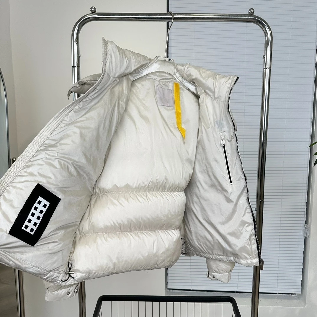 الفاخرة مصمم الشتاء الصلبة مقنعين أسفل سترة الإناث العلامة التجارية الدافئة سميكة سترة المرأة الأبيض بطة أسفل سستة باركر أبلى