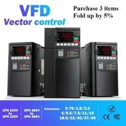 Su800/Vfd Inverter 0.75kw-7.5kw Variabele Frequentie Omvormer 220V Enkele Fase 380V 3 Fase Motor Snelheidscontrole Omvormer