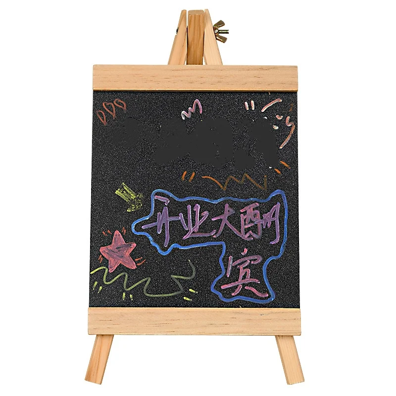 لوحة رسم خشبية قابلة للطي وحامل حامل سبورة - حامل طاولة فني محمول للطلاب والرسم والكتابة بنفسك