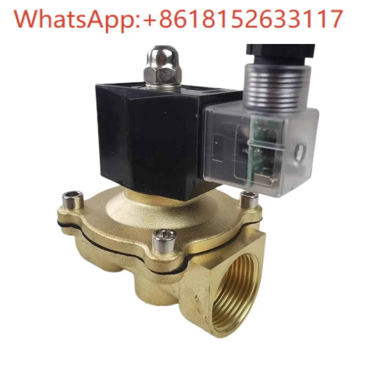 صمام المياه الكهرومغناطيسي الأصلي الموفر للطاقة، صمام الهواء 220 فولت DC24V DN8/DN15/2 دقائق، 4 دقائق، 1 بوصة