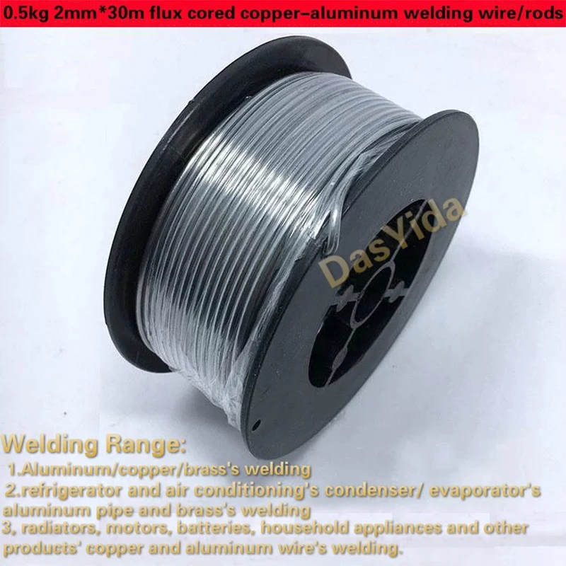 1 roll 0.5kg/1kg 2mm*30m low temperature flux cored copper-aluminum welding wire/rods