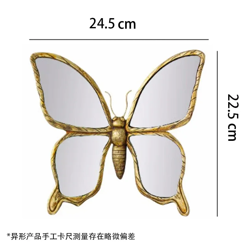 Spot light  retro old resin butterfly pendant creative living room dragonfly background wall decoration wall hanging
