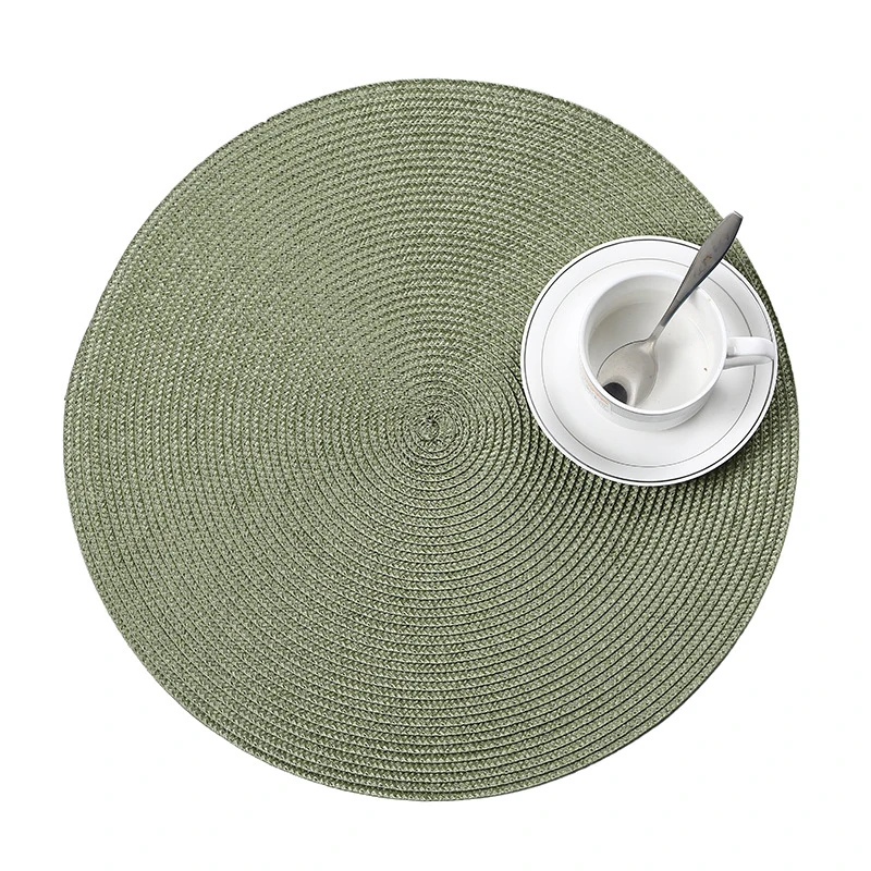 Circular Diameter 38cm Home Hotel Restaurant Insulated Dining Tableware Mat -1 piece