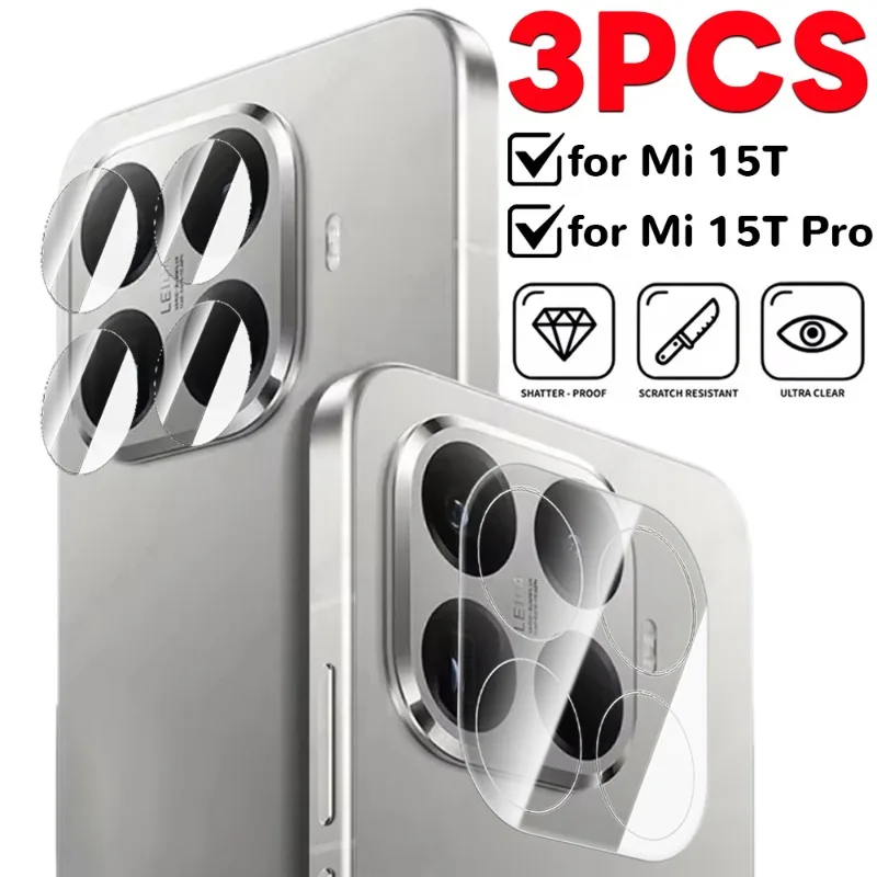 

3D закаленное стекло для камеры Xiaomi 15T Pro Xiaomi15TPro Xiaomi15T Mi 15 T 15TPro 5G Global Rear HD 9H Защитная пленка для объектива