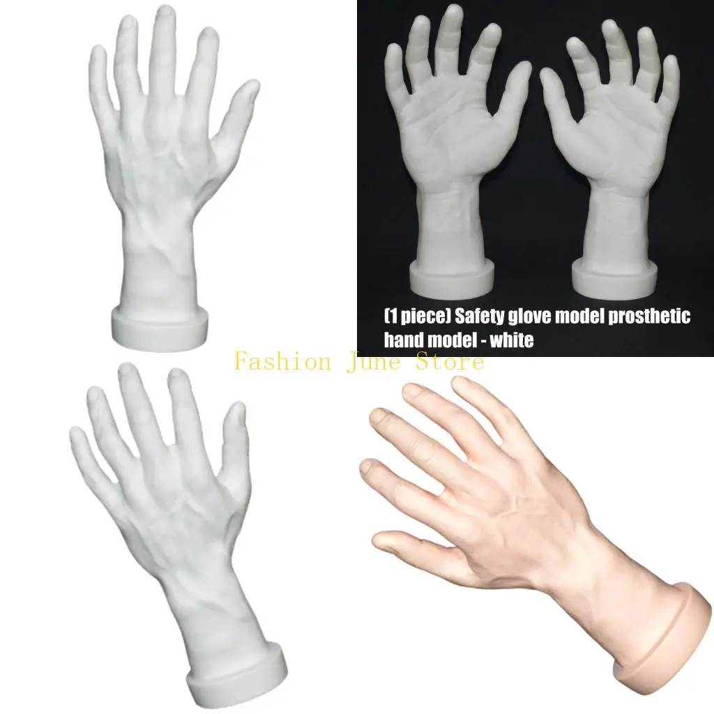 N5KA PVC Texture Easy Cleaning Exhibition Hand Model for Shop Window Presentation