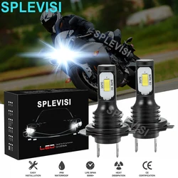 2PCS White LED Motorcylce Headlight Bulbs 6000K Kit For Yamaha YZF-R1 1000 YZF-R6 600 2004-2007 YAMAHA YZF R1 2005-2010