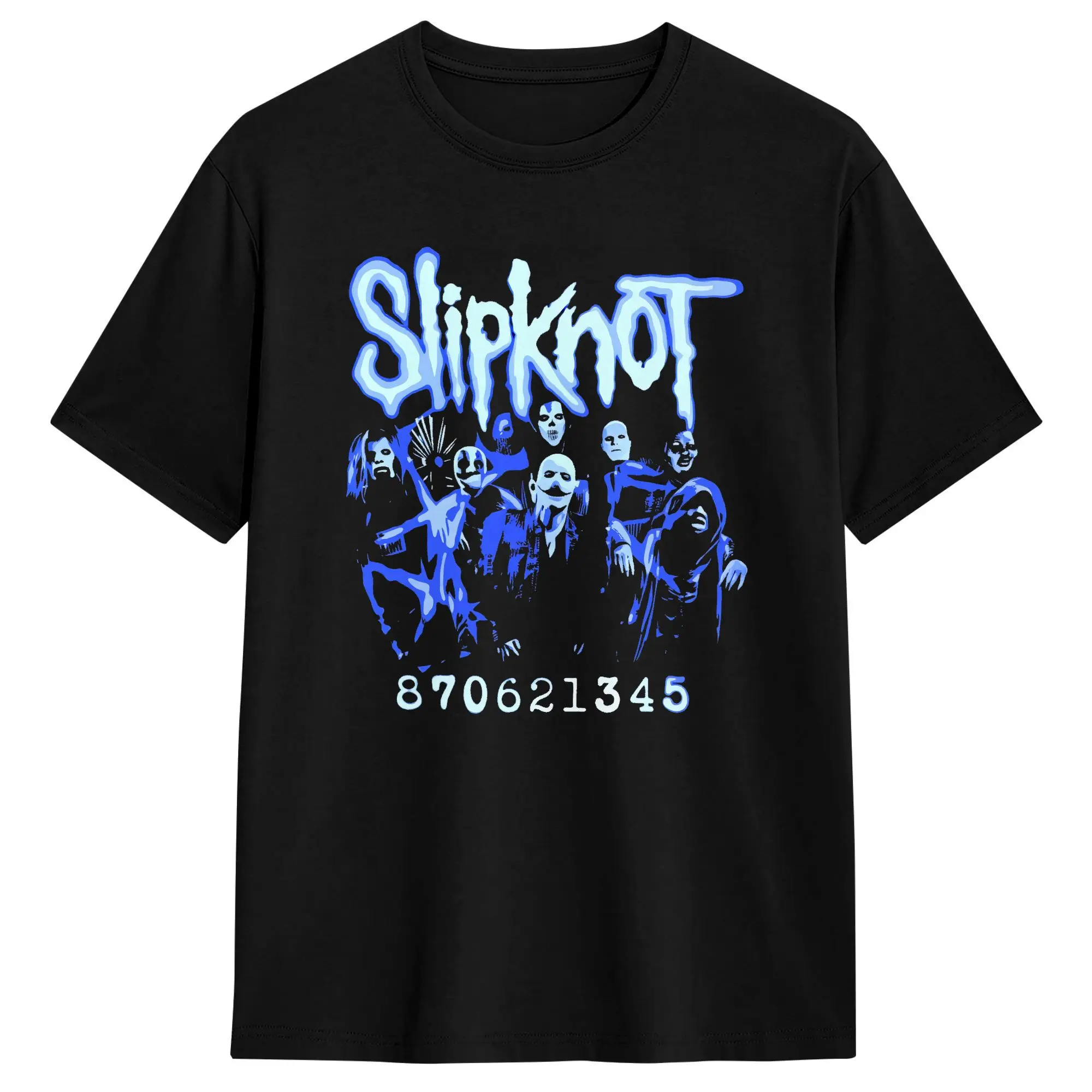 Rock Band S-Slipknoted T-Shirt Summer  Hip Hop T Shirts Male Cotton Crew Neck Plus Size Top Tees Short-Sleeve Vintage Tops