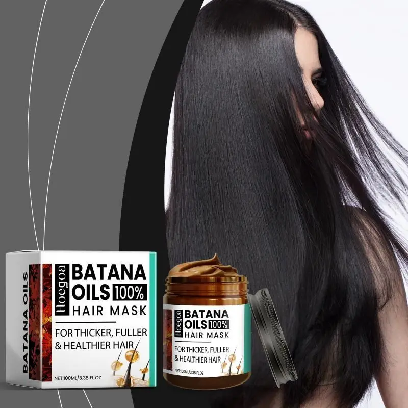 

Batana Oil Hair Conditioner Improving Dry And Frizzy Hair Smooth Fluffy Thick Moisturizing And Nourish Scalp Hair Care Product