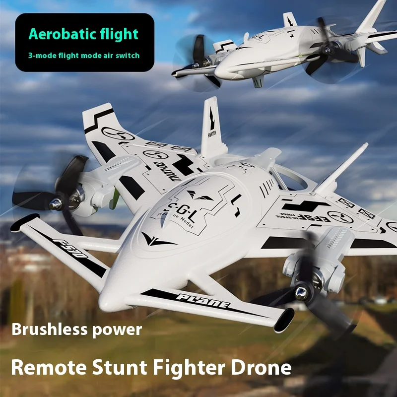 New Brushless Remote-Controlled Stunt Fighter F35 Eight Way Multifunctional Three-Axis Flight Model Remote-Controlled Stunt Airc