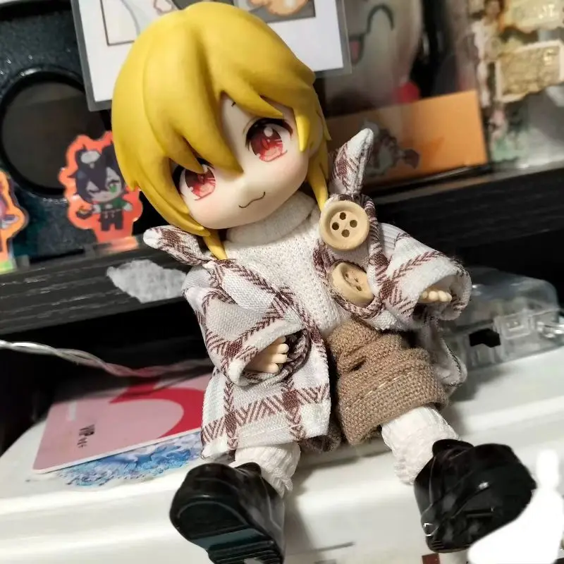 

Nito Nazuna OB11 Face Opened Eyes with Eyeball GSC Colored hair YMY Handmade Cosplay DIY Doll Accessories