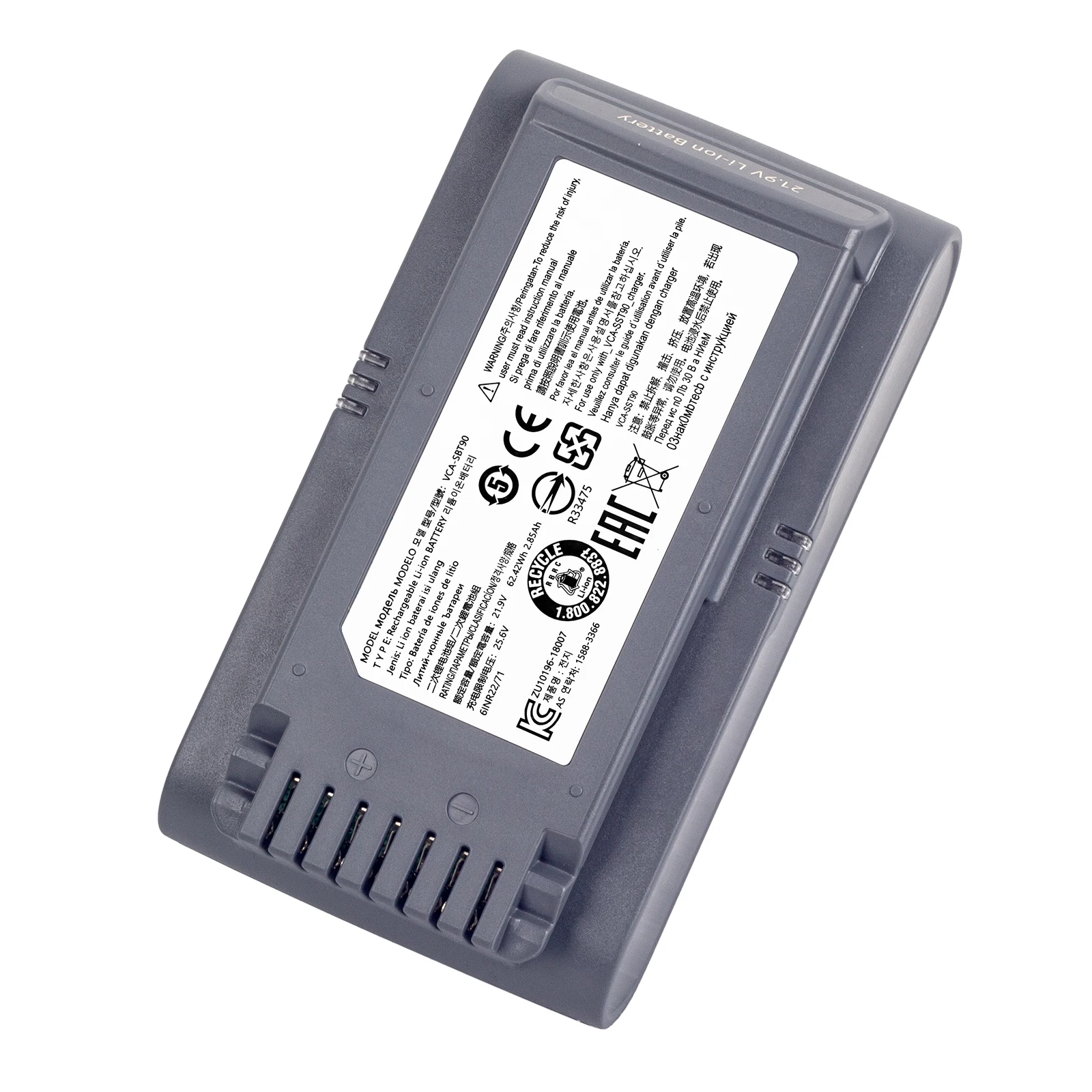 Imagem -04 - Bateria para Aspirador de pó Samsung Jet75 Jet90 Jet90e Vs9000 Vs20r9074s2 Vs20t7551p5 Vs20r9078s2 Vca-sbt90