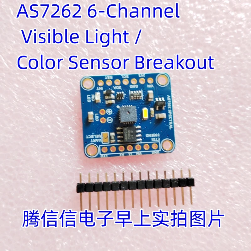 3779 Optical Sensor Development Tools xx AS7262 6-Channel Visible Light / Color Sensor Breakout