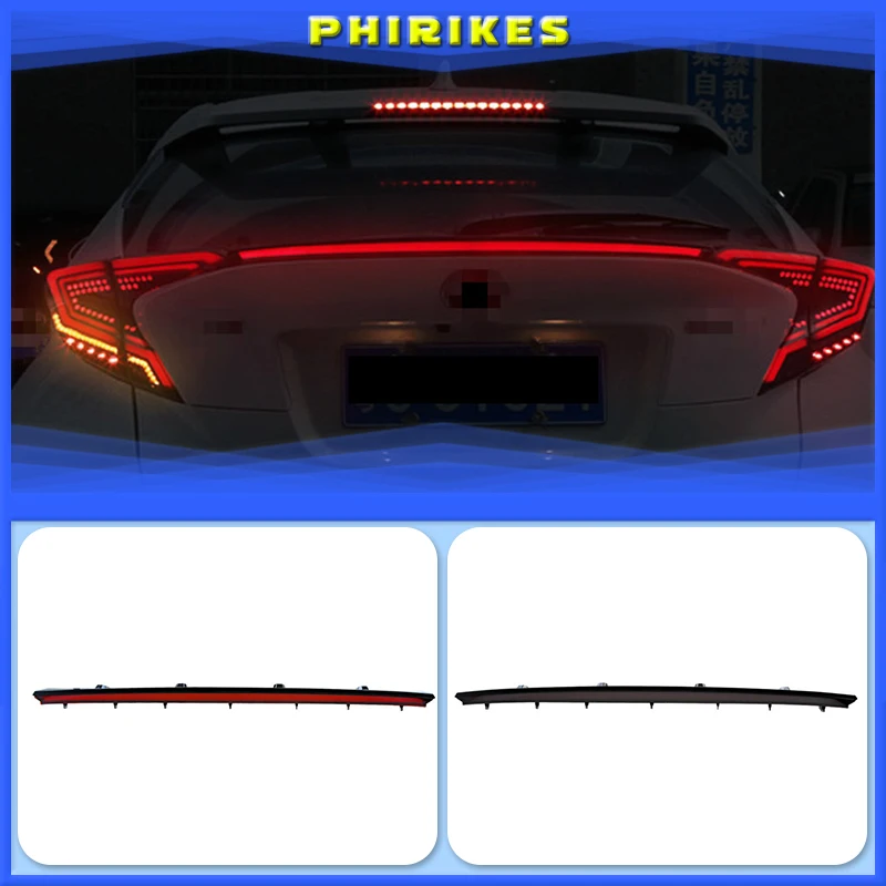 

Rear Bumper trunk Tail Light For Toyota CHR 2017 2018 2019 LED Taillight Reflector Brake Lamp Warning Signal Driving Fog Lamp